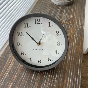 RAE DUNN Grey Clock